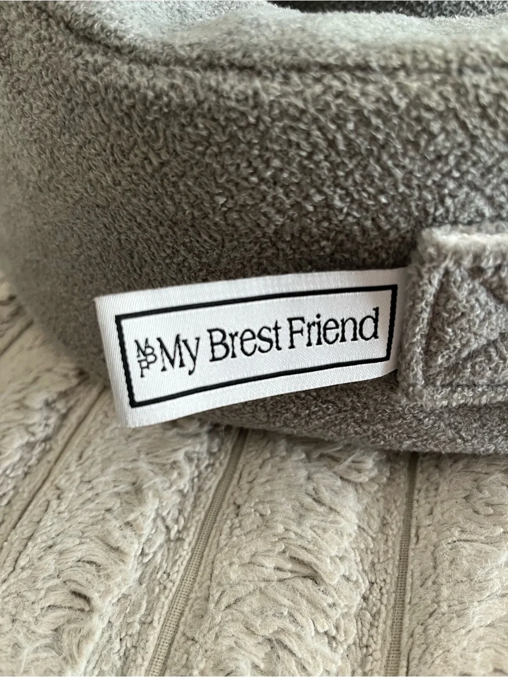 My Brest Friend Nursing Pillow - Evening grey